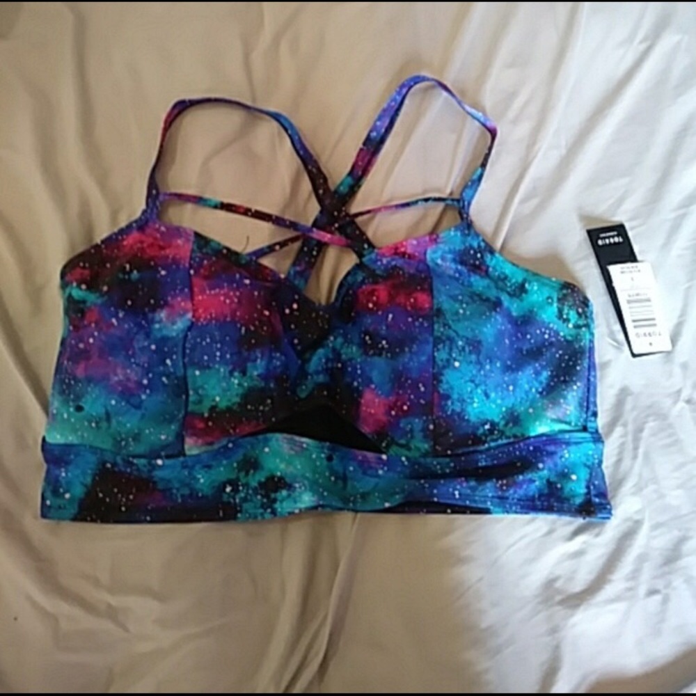 Torrid galaxy bikini top